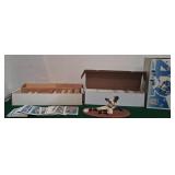 N - JACKIE ROBINSON FIGURE & BASEBALL CARDS (T332)