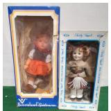 N - LOT OF TWO COLLECTIBLE DOLLS (T317)