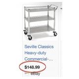 11 - WHEELED METAL UTILITY CART (B74)