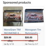 N - FOUR NASCAR RACECARS (T241)