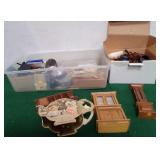 N - VINTAGE DOLL HOUSE FURNITURE & TOYS (T305)