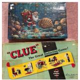 N - ADVENT CALENDAR & VINTAGE CLUE GAME (T248)