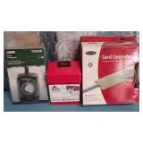K - CORD CONCEALER, CAMPING STOVE, TIMER (P157)