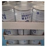 LOT OF 18 - CANNED EMERGENCY PURIFIED WATER