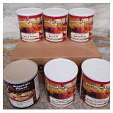 K - MIXED CANS OF EMERGENCY FOOD (S184)