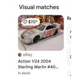 N - NASCAR #8 & #40 RACECARS (T256)