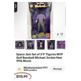 N - LOT OF TWO MICHAEL JORDAN ACTION FIGURES (T167