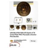 N - USS BILLFISH MEDALLION (T145)