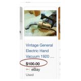 N - VINTAGE SINGER HAND VACUUM CLEANER