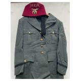 N - SHRINER FEZ & US ARMY OFFICER JACKET (T133)