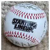 N - STARTING LINEUP AUTOGRAPHED BASEBALL (T47)