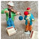 N - EMMETT KELLY JR CLOWN FIGURINES (T156)