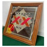 N - DOS EQUIS BEER SIGN FRAMED (T33)