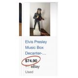 N - TWO ELVIS McCORMICK CERAMIC DECANTERS (C1)