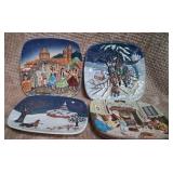 N - LOT OF FOUR COLLECTIBLE PLATES (C17)
