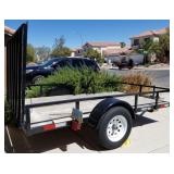 2019 KASM 7'X14' SINGLE-AXLE UTILITY TRAILER