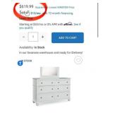 J5 - ASHLEY MILLENNIUM DRESSER WITH MIRROR (M30)