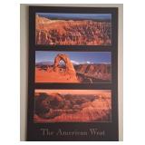 J5 - THE AMERICAN WEST ART FRAMED 35X24' (N3)