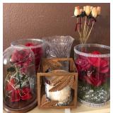 J5 - VASES & FAUX FLORAL HOME DECOR (M31)