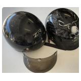 J5 - LOT OF TWO HELMETS (G37)