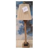 11 - CANDLESTICK TABLE LAMP WITH SHADE (H29)