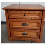 11 - THREE-DRAWER SIDE TABLE/ NIGHTSTAND (H59)