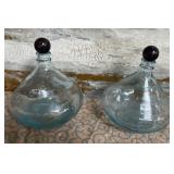 11 - LOT OF TWO GLASS BOTTLES (C145)