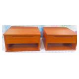 11 - TWO MODERN MATCHING NIGHTSTANDS (C142)