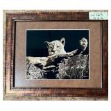 482 - JOSEPH ROBERTSON SCRATCHBOARD PRINT