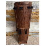 11 - VINTAGE TRIBAL CARRYING BASKET 33'T (C510)