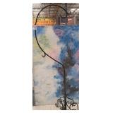 11 - WROUGHT IRON HANGING PLANT STAND (H17)