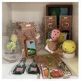 43 - NEW WMC STEMLESS WINE GLASSES, BOTTLE OPENERS