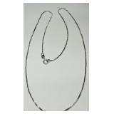 STERLING SILVER 20INCH BOX CHAIN 2.90GRS