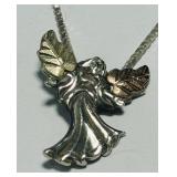 STERLING SILVER PENDANT WITH 18INCH CHAIN 3.90GRS