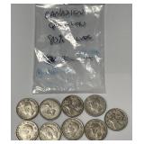 PP - CANADIAN QUARTERS 1930-50'S 80% SILVER (PP19)
