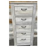11 - ASHLEY FIVE-DRAWER NARROW CHEST
