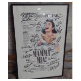 11 - 'MAMMA MIA!' PROMO POSTER FRAMED (C193)