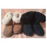 11 - TWO PAIR OF WOMEN'S BOOTS SIZE 8(L10)