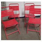 11 - LOT OF FOUR FOLDING CHAIRS (H47)