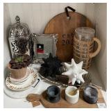 43 - NEW WMC CUTTING BOARDS, FIGURINES, LANTERN
