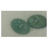 2.28CT CABOCHON EMERALD GEMSTONES
