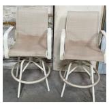 11 - PAIR OF MATCHING PATIO BAR STOOLS (C50)