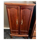 11 - QUEEN ANNE-STYLE TWO-DOOR CABINET