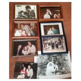 11 - CELEBRITY PHOTOS FRAMED (L128)