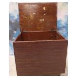 11 - WOODEN STORAGE BOX (H41)