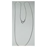 STERLING SILVER 18INCH SNAKE CHAIN 5.00GRS