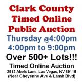 WELCOME TO OUR THUR. @4pm ONLINE PUBLIC AUCTION