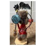 482 - NATIVE AMERICAN SIGNED KACHINA 12'T (N110)