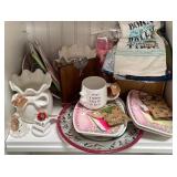 43 - NEW WMC CERAMIC VASES, PLATES, MUGS, MORE