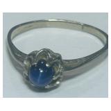 STERLING SILVER GEMSTONE RING 1.90GRS